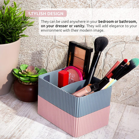 EDNA HOME Makeup Storage Organizers